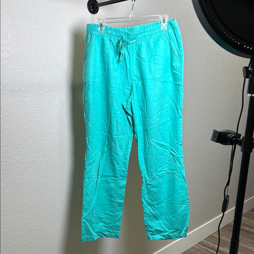 Women’s linen Aqua Pants